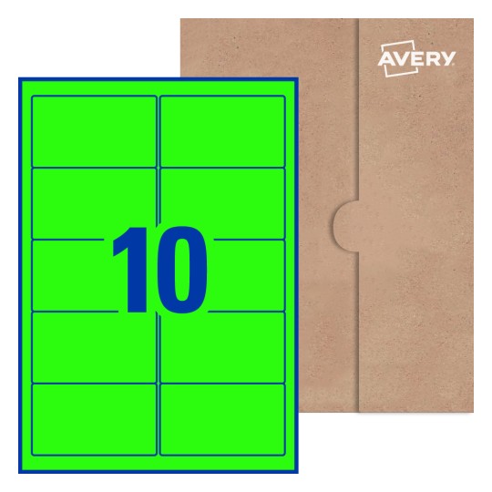Rectangle Labels - 99.1 x 57mm Rectangle, Avery® Blank Labels 99x57-R