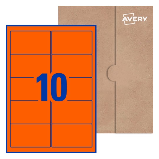 Rectangle Labels - 99.1 x 57mm Rectangle, Avery® Blank Labels 99x57-R