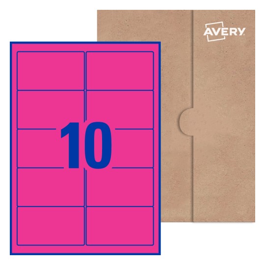 Rectangle Labels - 99.1 x 57mm Rectangle, Avery® Blank Labels 99x57-R