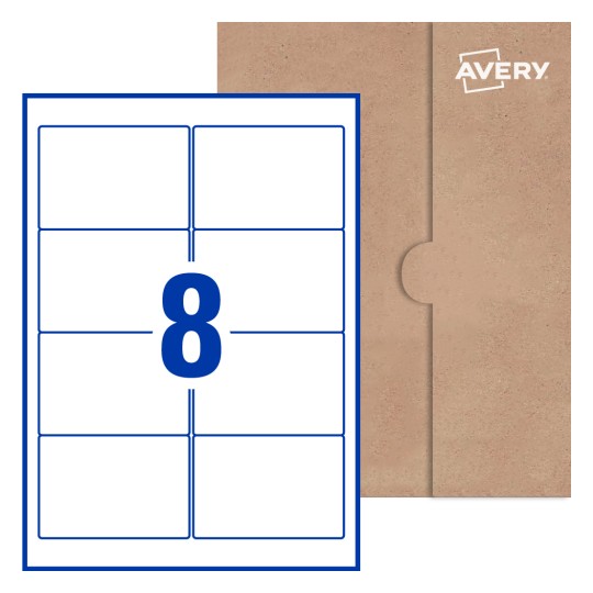 Rectangle Labels - 99.1 x 67.7mm Rectangle, Avery® Blank Labels 99x67-R