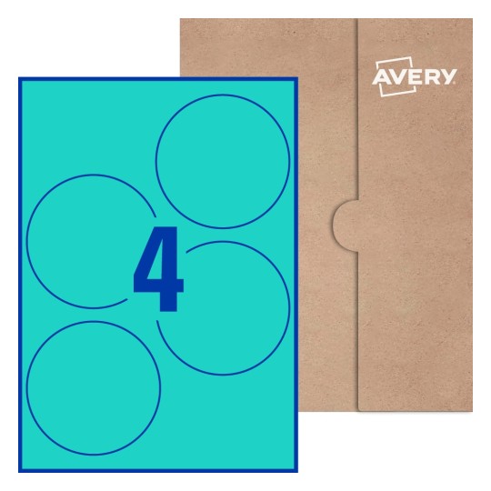 Round Labels - Ø 100mm Round, Avery® Blank Labels 100-RND