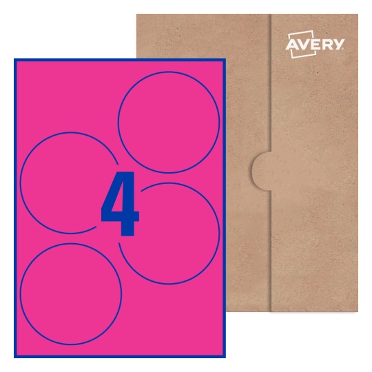 Round Labels - Ø 100mm Round, Avery® Blank Labels 100-RND