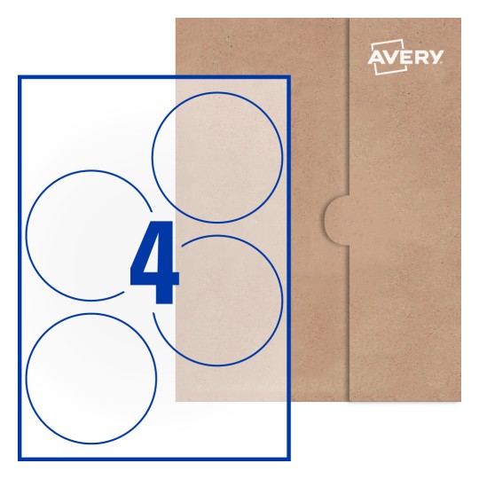 Round Labels - Ø 100mm Round, Avery® Blank Labels 100-RND