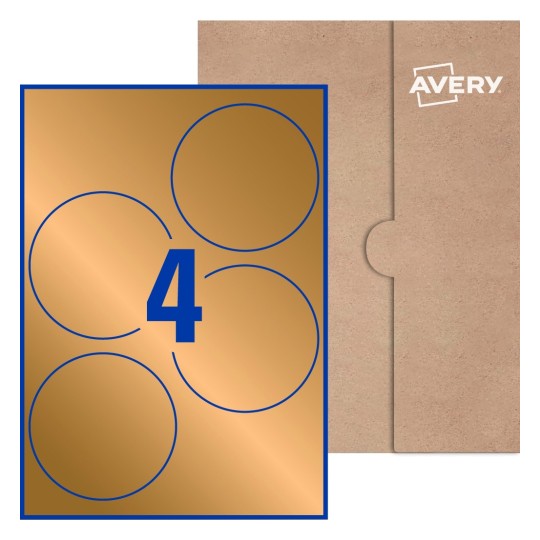 Round Labels - Ø 100mm Round, Avery® Blank Labels 100-RND