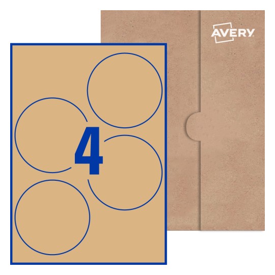 Round Labels - Ø 100mm Round, Avery® Blank Labels 100-RND