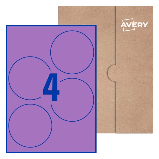 Round Labels - Ø 100mm Round, Avery® Blank Labels 100-RND