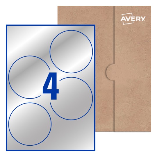 Round Labels - Ø 100mm Round, Avery® Blank Labels 100-RND