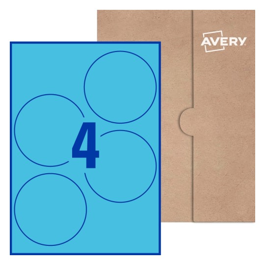 Round Labels - Ø 100mm Round, Avery® Blank Labels 100-RND