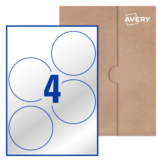 Round Labels - Ø 100mm Round, Avery® Blank Labels 100-RND