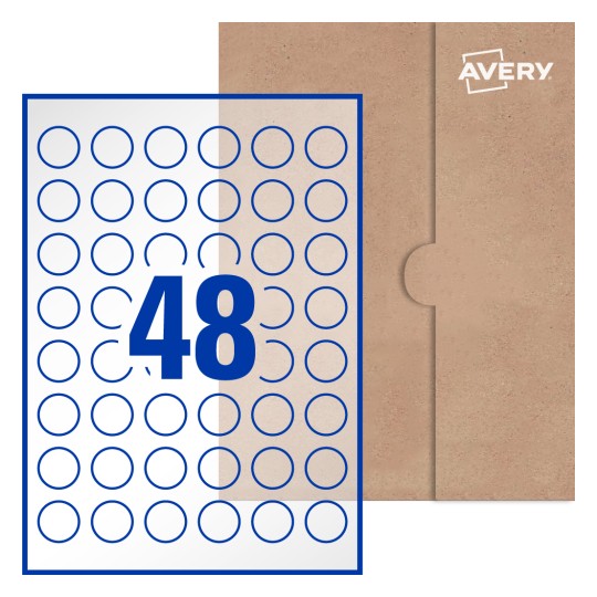 Round Labels - Ø 25mm  Round, Avery® Blank Labels 25-RND
