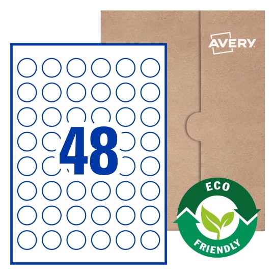 Round Labels - Ø 25mm  Round, Avery® Blank Labels 25-RND