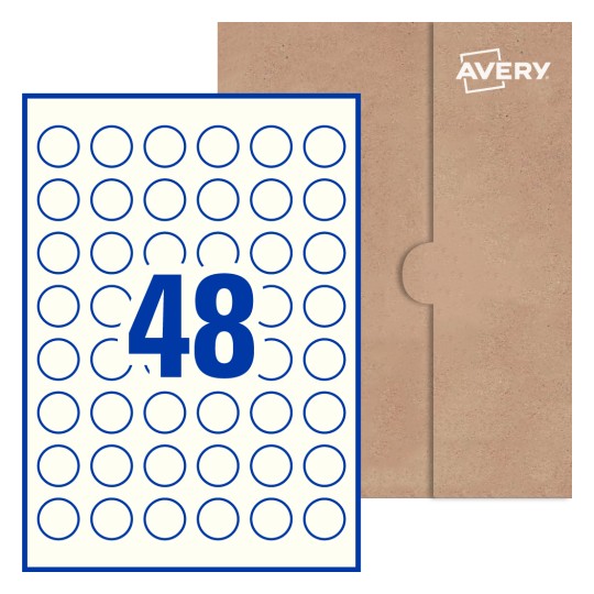 Round Labels - Ø 25mm  Round, Avery® Blank Labels 25-RND