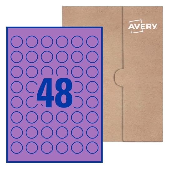 Round Labels - Ø 25mm  Round, Avery® Blank Labels 25-RND