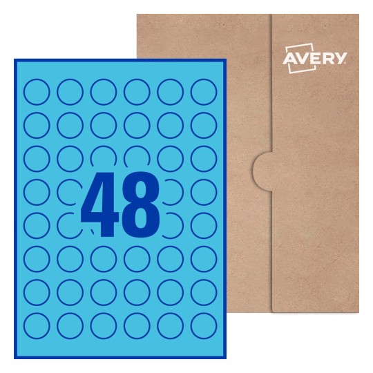 Round Labels - Ø 25mm  Round, Avery® Blank Labels 25-RND