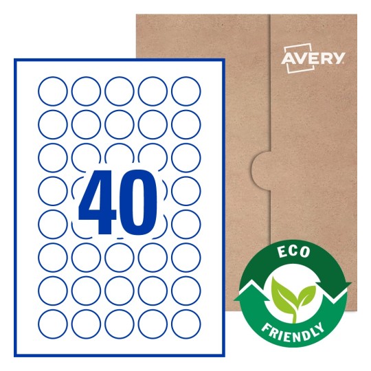 Round Labels - Ø 30mm  Round, Avery® Blank Labels 30-RND