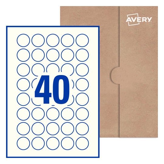 Round Labels - Ø 30mm  Round, Avery® Blank Labels 30-RND