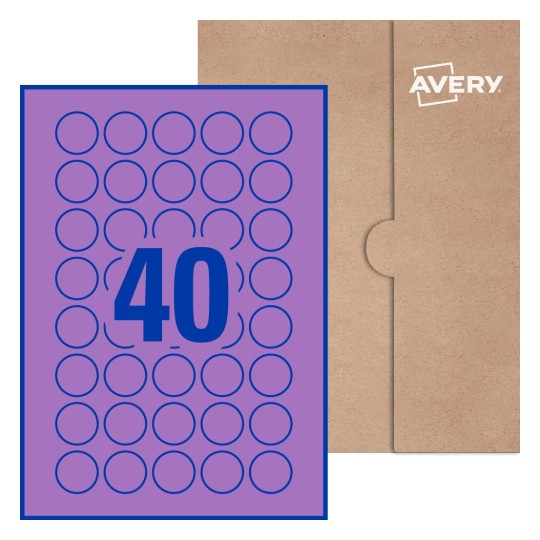 Round Labels - Ø 30mm  Round, Avery® Blank Labels 30-RND