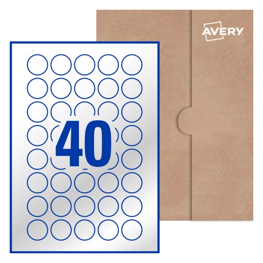 Round Labels - Ø 30mm  Round, Avery® Blank Labels 30-RND
