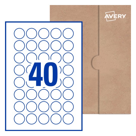 Round Labels - Ø 30mm  Round, Avery® Blank Labels 30-RND