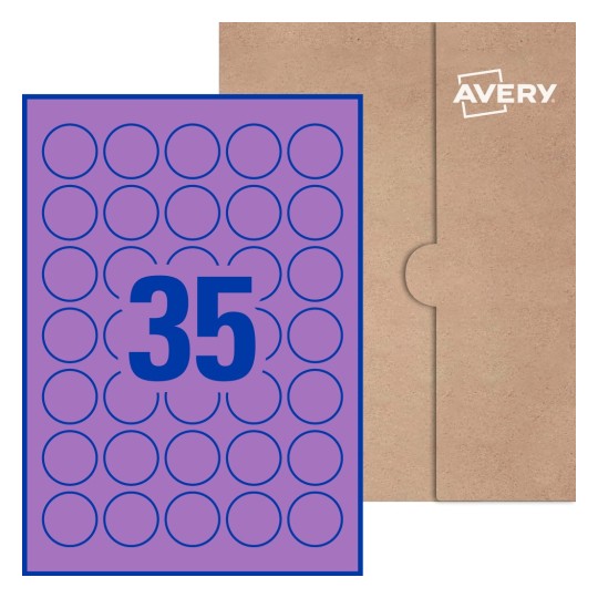 Round Labels - Ø 35mm  Round, Avery® Blank Labels 35-RND