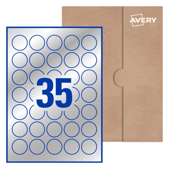 Round Labels - Ø 35mm  Round, Avery® Blank Labels 35-RND