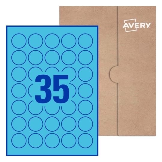 Round Labels - Ø 35mm  Round, Avery® Blank Labels 35-RND