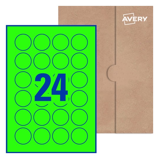 Round Labels - Ø 40mm  Round, Avery® Blank Labels 40-RND