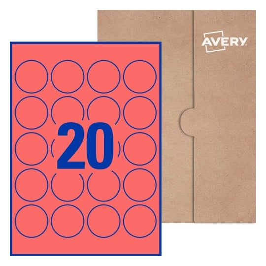 Round Labels - Ø 45mm Round, Avery® Blank Labels 45-RND