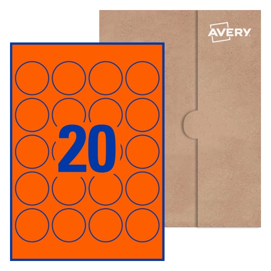 Round Labels - Ø 45mm Round, Avery® Blank Labels 45-RND