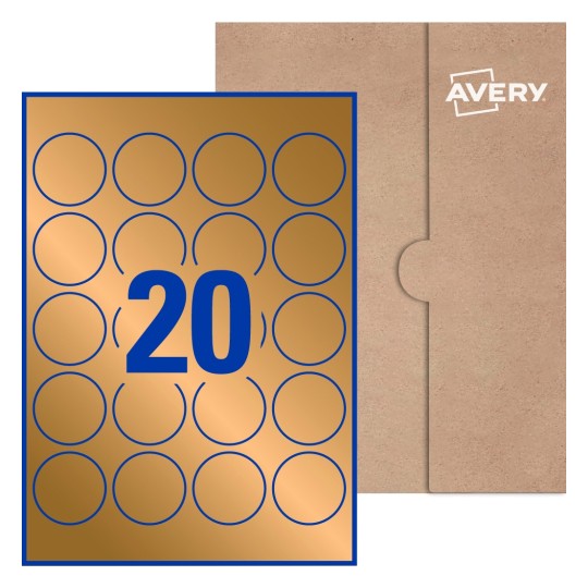 Round Labels - Ø 45mm Round, Avery® Blank Labels 45-RND