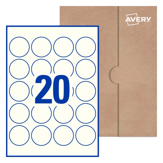 Round Labels - Ø 45mm Round, Avery® Blank Labels 45-RND