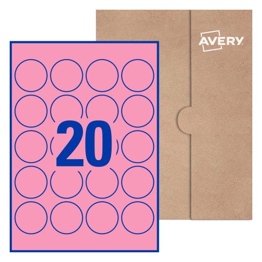 Round Labels - Ø 45mm Round, Avery® Blank Labels 45-RND