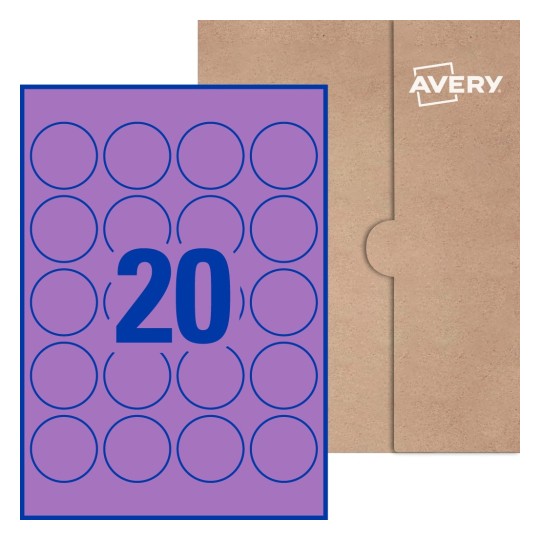 Round Labels - Ø 45mm Round, Avery® Blank Labels 45-RND