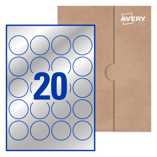 Round Labels - Ø 45mm Round, Avery® Blank Labels 45-RND