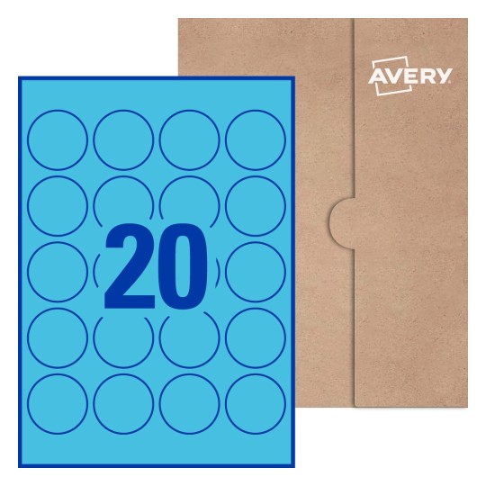 Round Labels - Ø 45mm Round, Avery® Blank Labels 45-RND