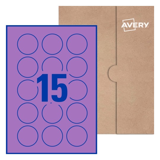 Round Labels - Ø 50mm  Round, Avery® Blank Labels 50-RND