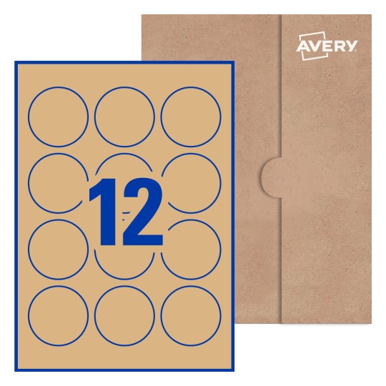 Round Labels - Ø 60mm  Round, Avery® Blank Labels 60-RND