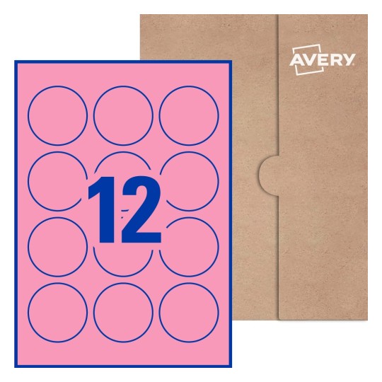 Round Labels - Ø 60mm  Round, Avery® Blank Labels 60-RND