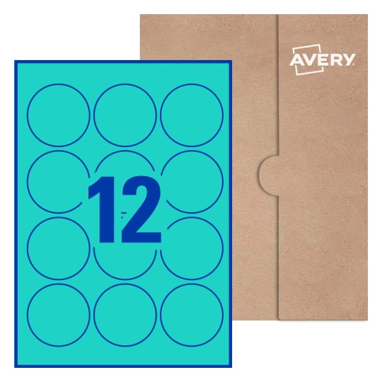 Round Labels - Ø 63.5mm  Round, Avery® Blank Labels 63-RND