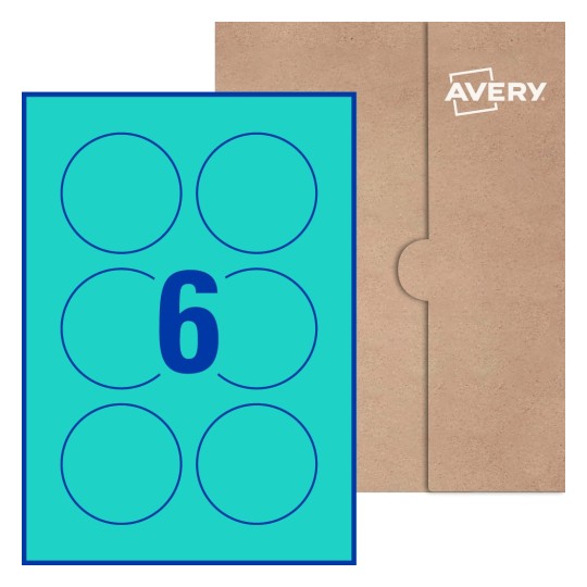 Round Labels - Ø 75mm Round, Avery® Blank Labels 75-RND