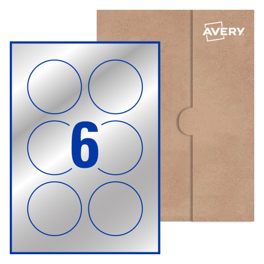 Round Labels - Ø 75mm Round, Avery® Blank Labels 75-RND