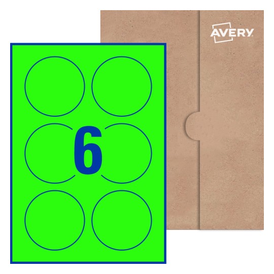 Round Labels - Ø 80mm Round, Avery® Blank Labels 80-RND