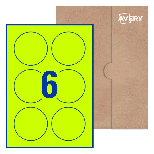 Round Labels - Ø 80mm Round, Avery® Blank Labels 80-RND