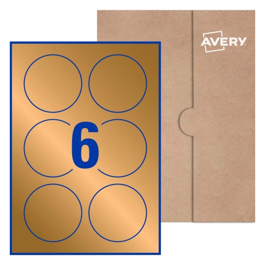 Round Labels - Ø 80mm Round, Avery® Blank Labels 80-RND