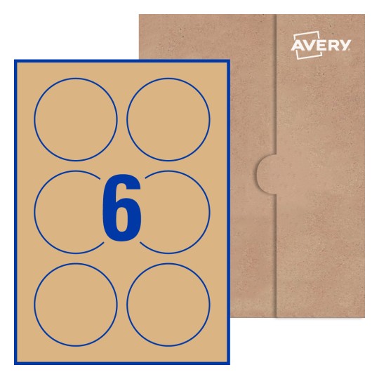 Round Labels - Ø 80mm Round, Avery® Blank Labels 80-RND