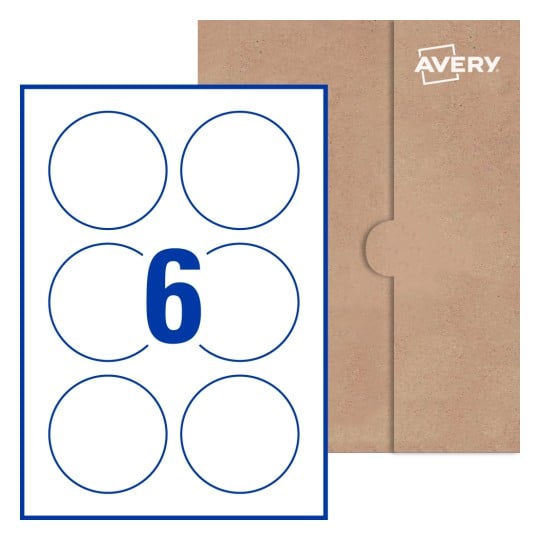 Round Labels - Ø 80mm Round, Avery® Blank Labels 80-RND