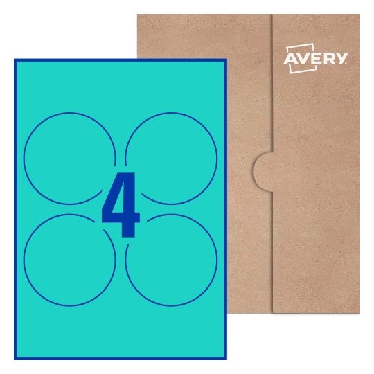 Round Labels - Ø 90mm Round, Avery® Blank Labels 90-RND