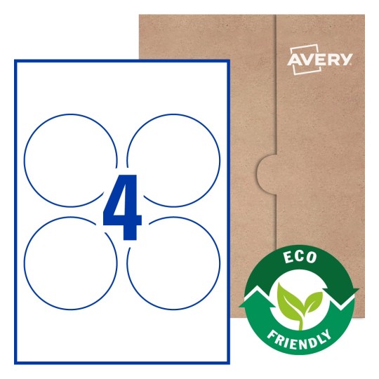 Round Labels - Ø 90mm Round, Avery® Blank Labels 90-RND