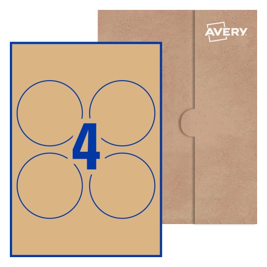 Round Labels - Ø 90mm Round, Avery® Blank Labels 90-RND