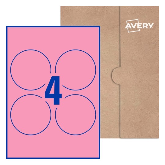 Round Labels - Ø 90mm Round, Avery® Blank Labels 90-RND